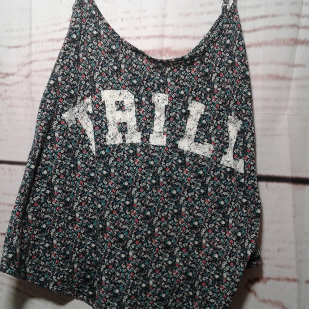 Women's sz 3x strapped floral crew neck